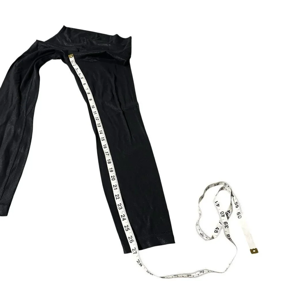 Lululemon Align High-Rise Pant ShineRadiate Foil Print Black Shimmer Leggings 4